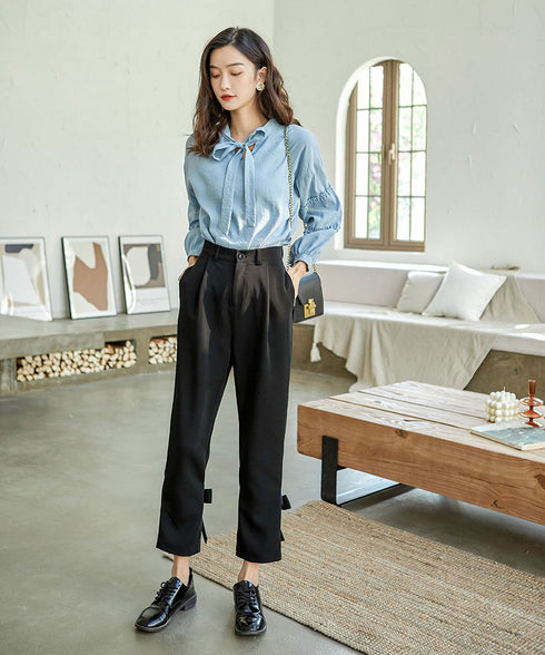Bowtie Slim Pants
